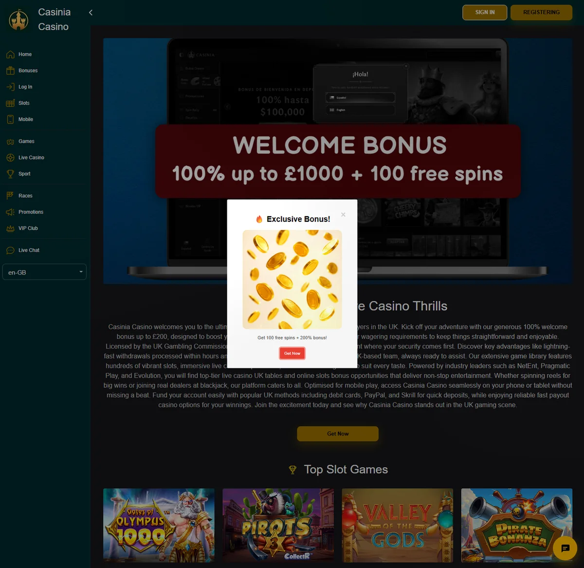 Casinia Casino